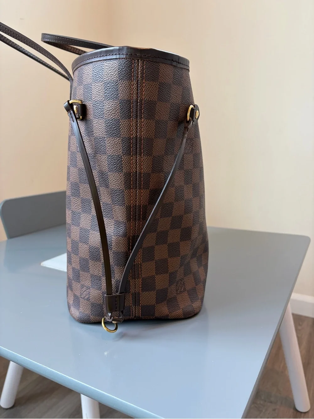 Louis Vuitton Brown Damier Ebene Shoulder Tote